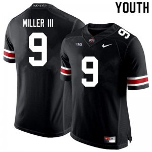 Youth Ohio State Buckeyes #9 Jack Miller III Black Nike NCAA College Football Jersey December EKW1744YW